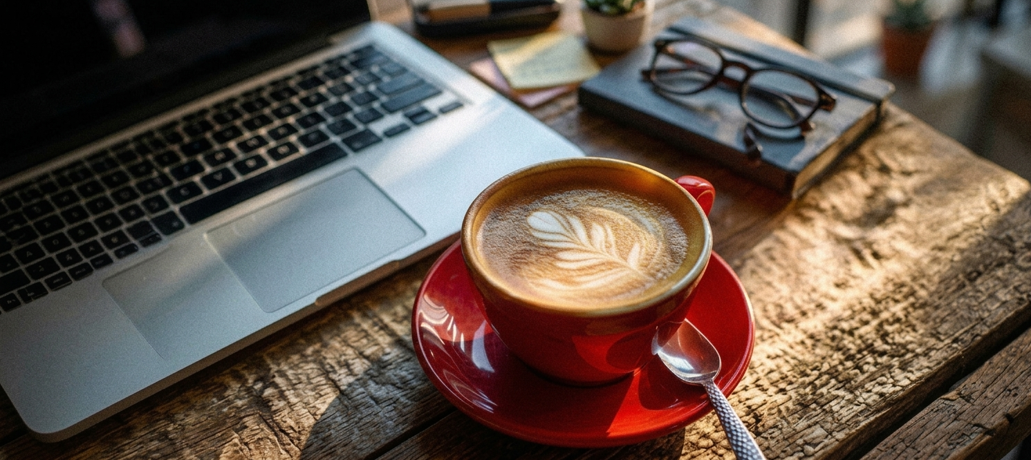 Small business owner at work